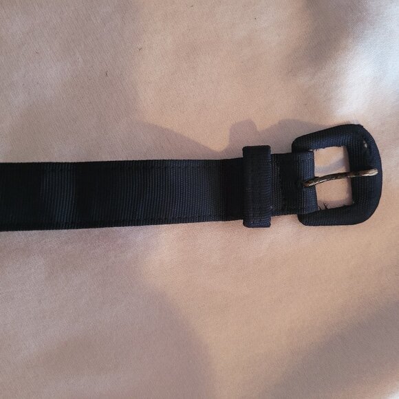 Vintage 1950s Navy blue dress with velvet collar - Picture 10 of 11